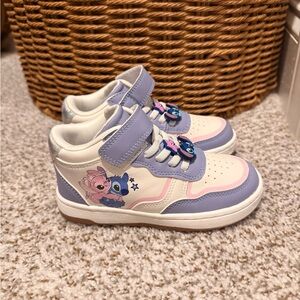 Toddler Zara lilo and stitch Sneakers - Purple and White